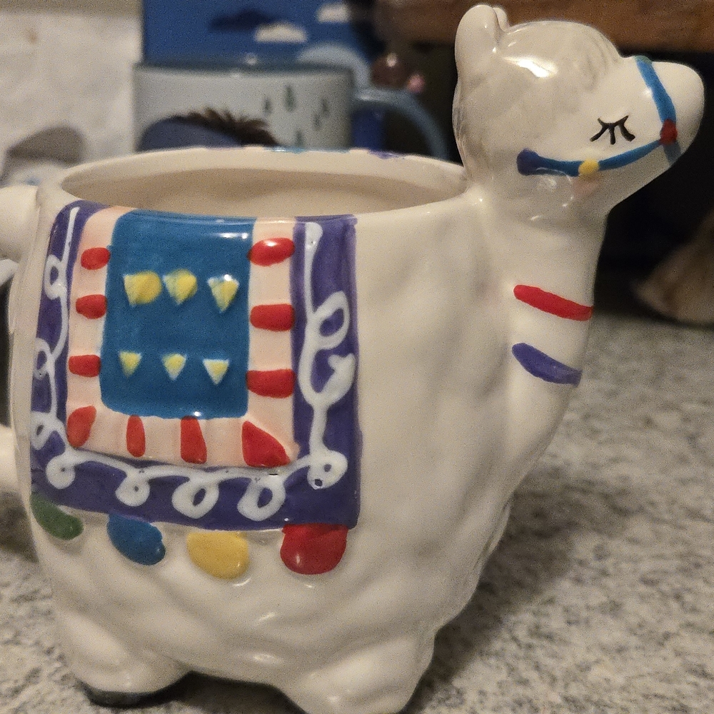 Colorful Llama Ceramic Mug